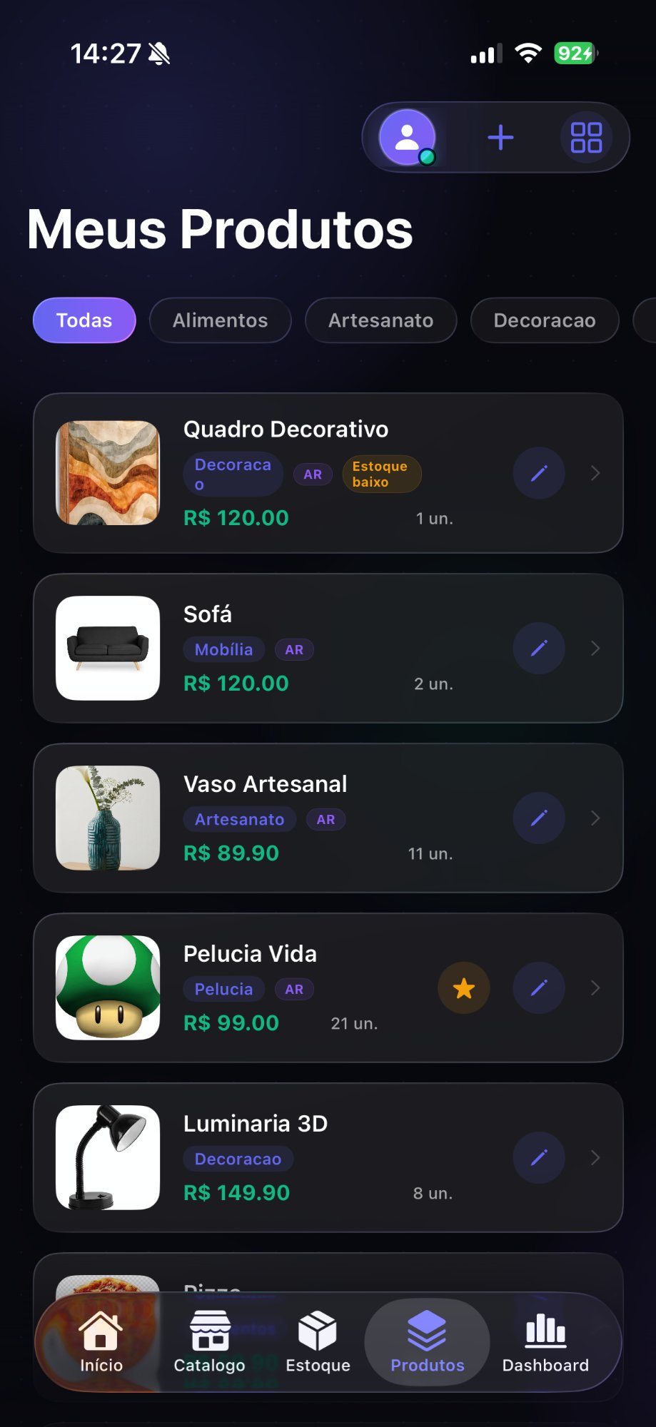 Detalhe de produto