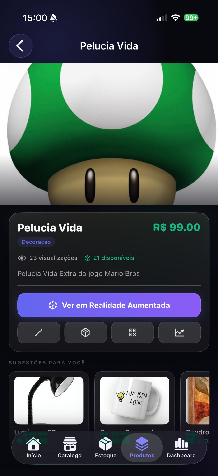 Produto em 3D
